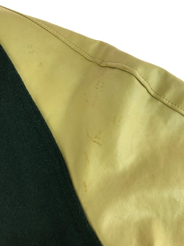 【中古品】【メンズ】 HOLLOWAY ホロウェイ 90’s WOOL LEATHER STADIUM AWARD JACKET 90年代 ウール レザー スタジアム ジャケット 146-250907-rt-20-tag サイズ：M カラー：グリーン 万代Net店