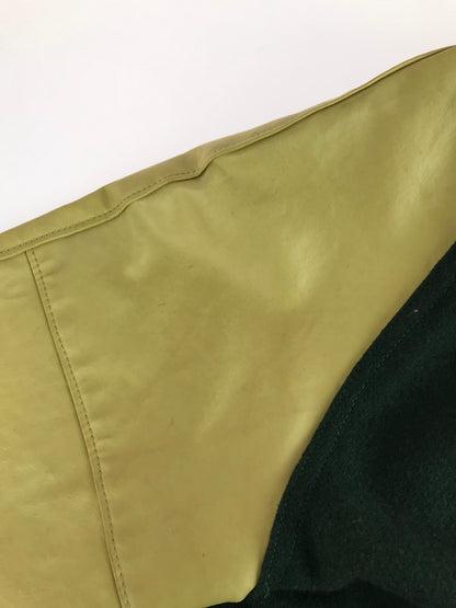 【中古品】【メンズ】 HOLLOWAY ホロウェイ 90’s WOOL LEATHER STADIUM AWARD JACKET 90年代 ウール レザー スタジアム ジャケット 146-250907-rt-20-tag サイズ：M カラー：グリーン 万代Net店