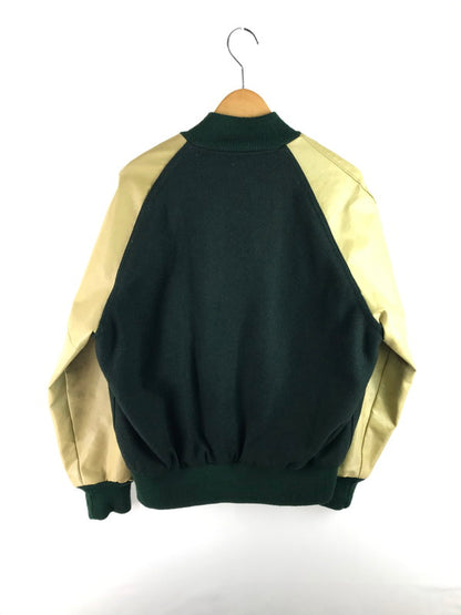 【中古品】【メンズ】 HOLLOWAY ホロウェイ 90’s WOOL LEATHER STADIUM AWARD JACKET 90年代 ウール レザー スタジアム ジャケット 146-250907-rt-20-tag サイズ：M カラー：グリーン 万代Net店