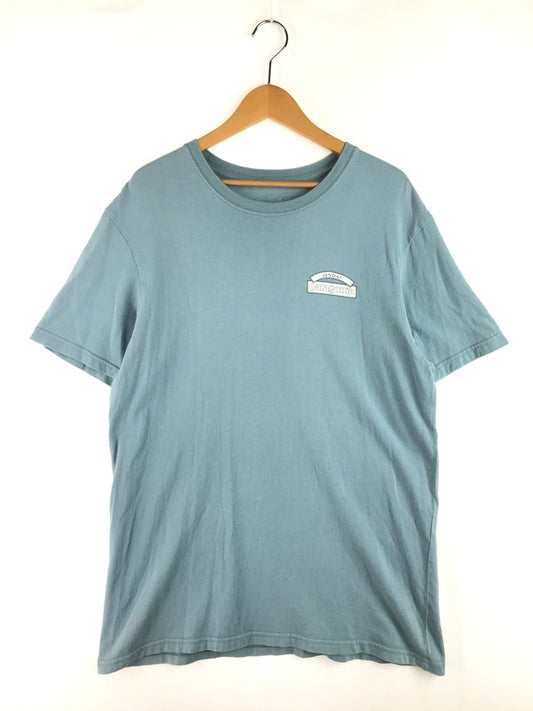 【中古品】【メンズ】 patagonia パタゴニア MADE IN USA HOKUSAI WAVE TEE 仙台ストア限定 ＵＳＡ製 北斎ウェーブ Ｔシャツ 半袖Ｔシャツ トップス 144-250907-rt-02-tag サイズ：M カラー：ライトブルー 万代Net店