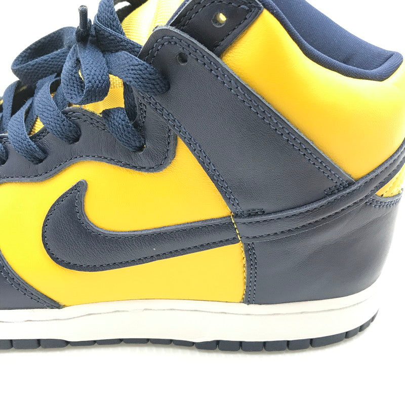 【中古品】【メンズ】 NIKE ナイキ DUNK HI SP MICHIGAN 2020 CZ8149-700 ダンク ハイ ミシガンスニーカー 靴 160-250903-rt-19-tag サイズ：26.5cm US 8.5 カラー：ヴァーシティメイズ/ミッドナイトネイビー 万代Net店