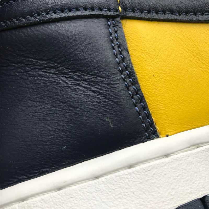 【中古品】【メンズ】 NIKE ナイキ DUNK HI SP MICHIGAN 2020 CZ8149-700 ダンク ハイ ミシガンスニーカー 靴 160-250903-rt-19-tag サイズ：26.5cm US 8.5 カラー：ヴァーシティメイズ/ミッドナイトネイビー 万代Net店