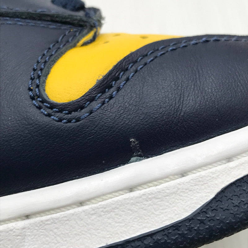 【中古品】【メンズ】 NIKE ナイキ DUNK HI SP MICHIGAN 2020 CZ8149-700 ダンク ハイ ミシガンスニーカー 靴 160-250903-rt-19-tag サイズ：26.5cm US 8.5 カラー：ヴァーシティメイズ/ミッドナイトネイビー 万代Net店