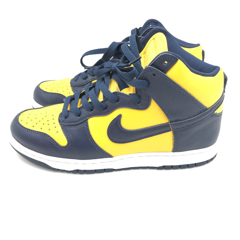 【中古品】【メンズ】 NIKE ナイキ DUNK HI SP MICHIGAN 2020 CZ8149-700 ダンク ハイ ミシガンスニーカー 靴 160-250903-rt-19-tag サイズ：26.5cm US 8.5 カラー：ヴァーシティメイズ/ミッドナイトネイビー 万代Net店