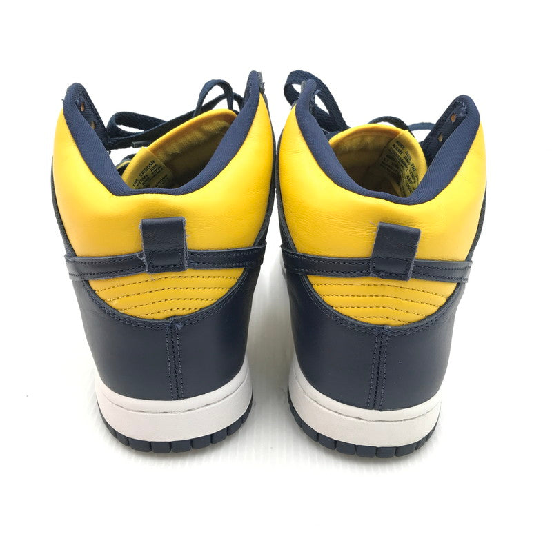【中古品】【メンズ】 NIKE ナイキ DUNK HI SP MICHIGAN 2020 CZ8149-700 ダンク ハイ ミシガンスニーカー 靴 160-250903-rt-19-tag サイズ：26.5cm US 8.5 カラー：ヴァーシティメイズ/ミッドナイトネイビー 万代Net店