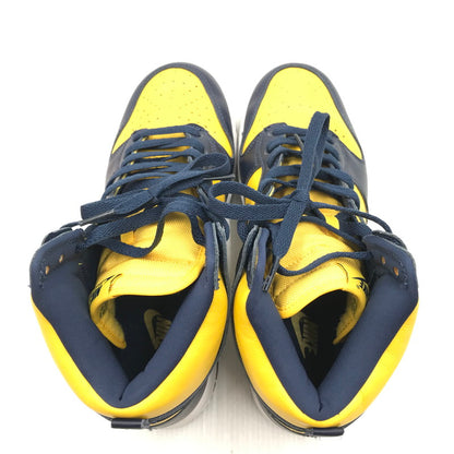 【中古品】【メンズ】 NIKE ナイキ DUNK HI SP MICHIGAN 2020 CZ8149-700 ダンク ハイ ミシガンスニーカー 靴 160-250903-rt-19-tag サイズ：26.5cm US 8.5 カラー：ヴァーシティメイズ/ミッドナイトネイビー 万代Net店