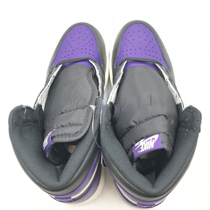 【中古品】【メンズ】 NIKE ナイキ AIR JORDAN 1 RETRO HIGH OG 555088-501 エアジョーダン 1 レトロ ハイ OG スニーカー 靴 160-250903-rt-18-tag サイズ：27cm US 9 カラー：コートパープル 万代Net店