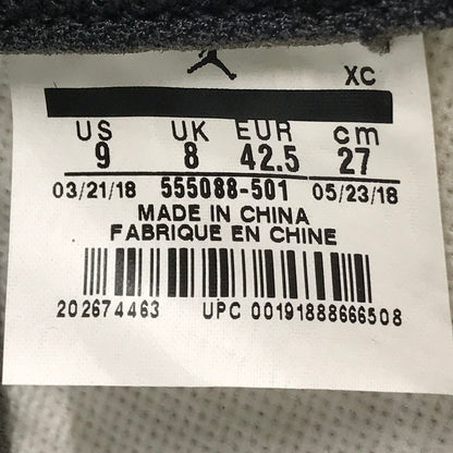 【中古品】【メンズ】 NIKE ナイキ AIR JORDAN 1 RETRO HIGH OG 555088-501 エアジョーダン 1 レトロ ハイ OG スニーカー 靴 160-250903-rt-18-tag サイズ：27cm US 9 カラー：コートパープル 万代Net店