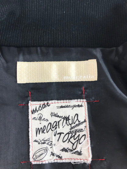 【中古美品】【メンズ】 MEAGRATIA メアグラーティア WAVY FABRIC TRACK JACKET 23243-0202 ウェイビー ファブリック トラックジャケット ライトアウター 140-250907-rt-16-tag サイズ：2 カラー：ブラック 万代Net店