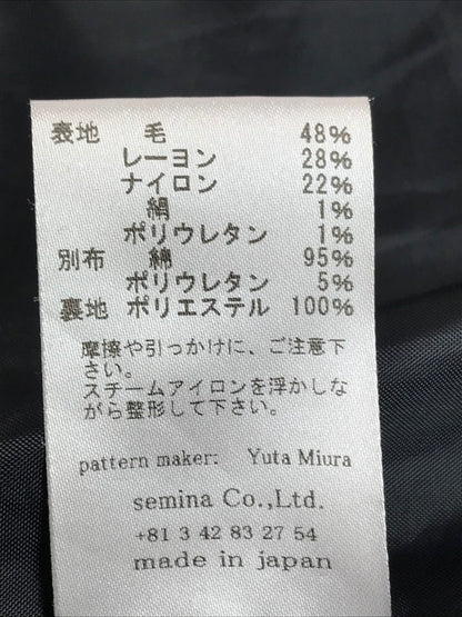 【中古美品】【メンズ】 MEAGRATIA メアグラーティア WAVY FABRIC TRACK JACKET 23243-0202 ウェイビー ファブリック トラックジャケット ライトアウター 140-250907-rt-16-tag サイズ：2 カラー：ブラック 万代Net店