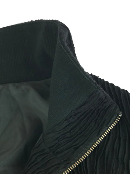 【中古美品】【メンズ】 MEAGRATIA メアグラーティア WAVY FABRIC TRACK JACKET 23243-0202 ウェイビー ファブリック トラックジャケット ライトアウター 140-250907-rt-16-tag サイズ：2 カラー：ブラック 万代Net店