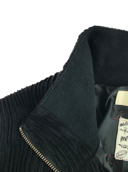 【中古美品】【メンズ】 MEAGRATIA メアグラーティア WAVY FABRIC TRACK JACKET 23243-0202 ウェイビー ファブリック トラックジャケット ライトアウター 140-250907-rt-16-tag サイズ：2 カラー：ブラック 万代Net店