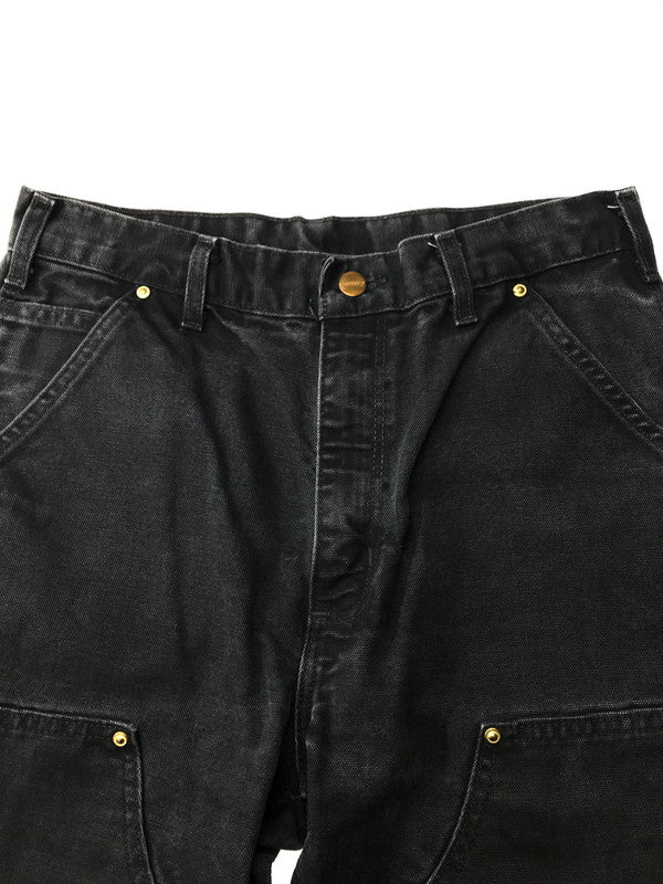 【中古品】【メンズ】 Carhartt カーハート MEXICO PAINTER DOUBLE FRONT WORK DUNGAREE B01 BLK メキシコ ペインターダブルフロントワークダンガリー ボトムス 156-250908-rt-15-tag サイズ：W31 L32 カラー：ブラック 万代Net店