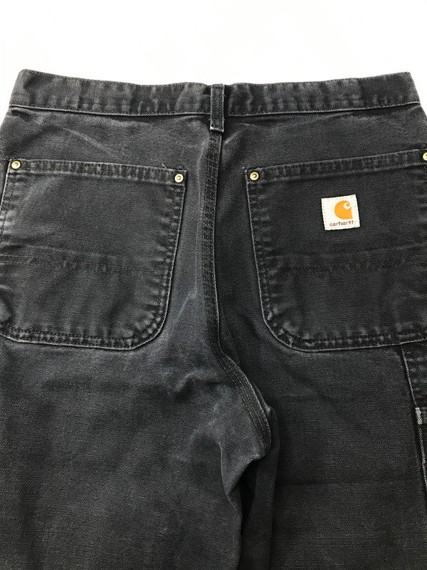 【中古品】【メンズ】 Carhartt カーハート MEXICO PAINTER DOUBLE FRONT WORK DUNGAREE B01 BLK メキシコ ペインターダブルフロントワークダンガリー ボトムス 156-250908-rt-15-tag サイズ：W31 L32 カラー：ブラック 万代Net店