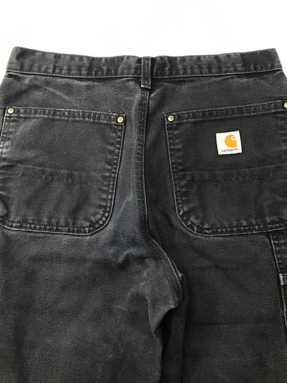 【中古品】【メンズ】 Carhartt カーハート MEXICO PAINTER DOUBLE FRONT WORK DUNGAREE B01 BLK メキシコ ペインターダブルフロントワークダンガリー ボトムス 156-250908-rt-15-tag サイズ：W31 L32 カラー：ブラック 万代Net店