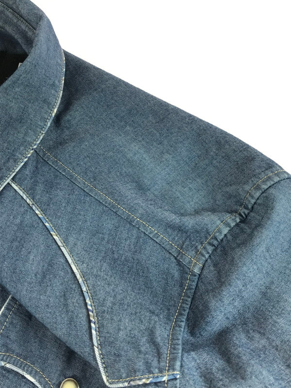 【中古品】【メンズ】 DOLCE&GABBANA ドルチェアンドガッバーナ DENIM WESTERN SHIRT デニムウエスタンシャツ 141-250907-rt-07-tag サイズ：無し カラー：インディゴ 万代Net店