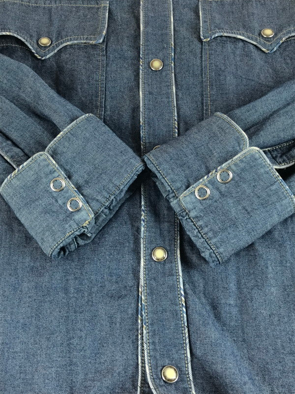 【中古品】【メンズ】 DOLCE&GABBANA ドルチェアンドガッバーナ DENIM WESTERN SHIRT デニムウエスタンシャツ 141-250907-rt-07-tag サイズ：無し カラー：インディゴ 万代Net店