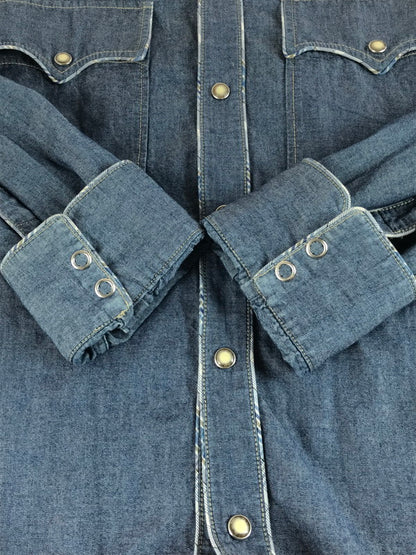 【中古品】【メンズ】 DOLCE&GABBANA ドルチェアンドガッバーナ DENIM WESTERN SHIRT デニムウエスタンシャツ 141-250907-rt-07-tag サイズ：無し カラー：インディゴ 万代Net店