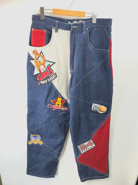 【中古品】【メンズ】 RAWBLUE ローブルー SWITCHABLE DENIM PANTS 切替デニムパンツ ジーンズ ボトムス 157-250908-rt-13-tag サイズ：W36 L32 カラー：インディゴ 万代Net店