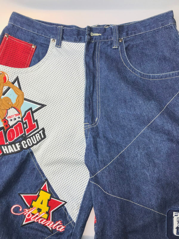【中古品】【メンズ】 RAWBLUE ローブルー SWITCHABLE DENIM PANTS 切替デニムパンツ ジーンズ ボトムス 157-250908-rt-13-tag サイズ：W36 L32 カラー：インディゴ 万代Net店