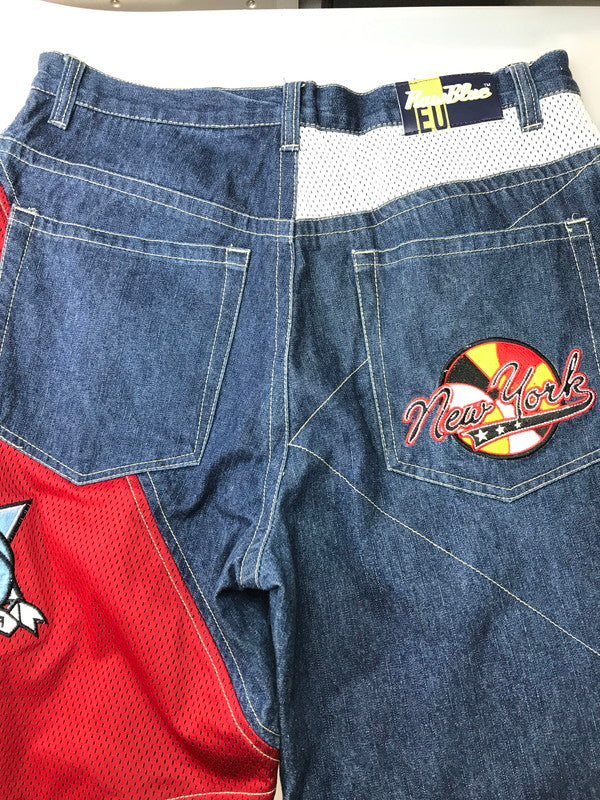【中古品】【メンズ】 RAWBLUE ローブルー SWITCHABLE DENIM PANTS 切替デニムパンツ ジーンズ ボトムス 157-250908-rt-13-tag サイズ：W36 L32 カラー：インディゴ 万代Net店