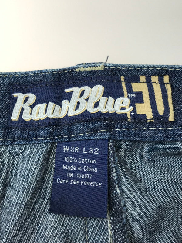 【中古品】【メンズ】 RAWBLUE ローブルー SWITCHABLE DENIM PANTS 切替デニムパンツ ジーンズ ボトムス 157-250908-rt-13-tag サイズ：W36 L32 カラー：インディゴ 万代Net店