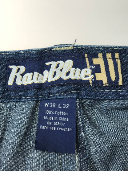 【中古品】【メンズ】 RAWBLUE ローブルー SWITCHABLE DENIM PANTS 切替デニムパンツ ジーンズ ボトムス 157-250908-rt-13-tag サイズ：W36 L32 カラー：インディゴ 万代Net店