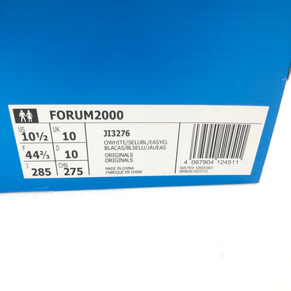 【中古美品】【メンズ】 adidas アディダス FORUM2000 JI3276 フォーラム2000 スニーカー 靴 161-250911-yy-12-tag サイズ：28.5cm/US10.5 カラー：ブルー/ホワイト 万代Net店