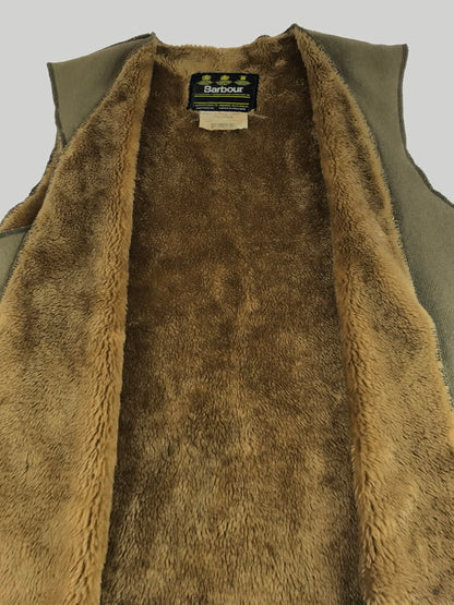 【中古品】【メンズ】 Barbour バーブァー ACRYLIC LINING ＶＥＳＴ A297 アクリル ライニング ベスト アウター 144-250920-rt-09-tag サイズ：127 カラー：カーキ 万代Net店