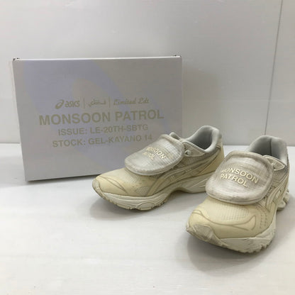 【中古品】【レディース】 SBTG サボタージュ × LIMITED EDT リミテッド エディション GEL-KAYANO 14 1201A975 ゲル - カヤノ 14 スニーカー 靴 166-250918-rt-05-tag サイズ：24.5cm US 6 カラー：ホワイト/ベージュ 万代Net店