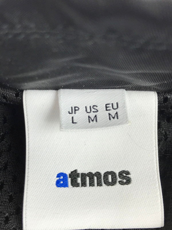 【中古品】【メンズ】 atmos アトモス COACH JACKET BLACK MA23F-JK035 コーチジャケット ブラック 142-250920-rt-04-tag サイズ：L カラー：ブラック 万代Net店