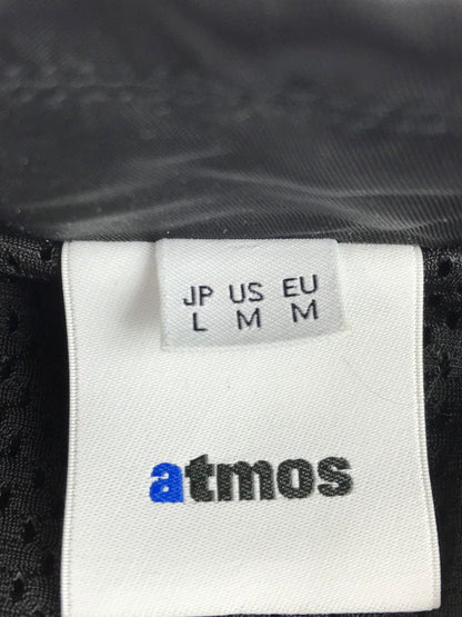 【中古品】【メンズ】 atmos アトモス COACH JACKET BLACK MA23F-JK035 コーチジャケット ブラック 142-250920-rt-04-tag サイズ：L カラー：ブラック 万代Net店