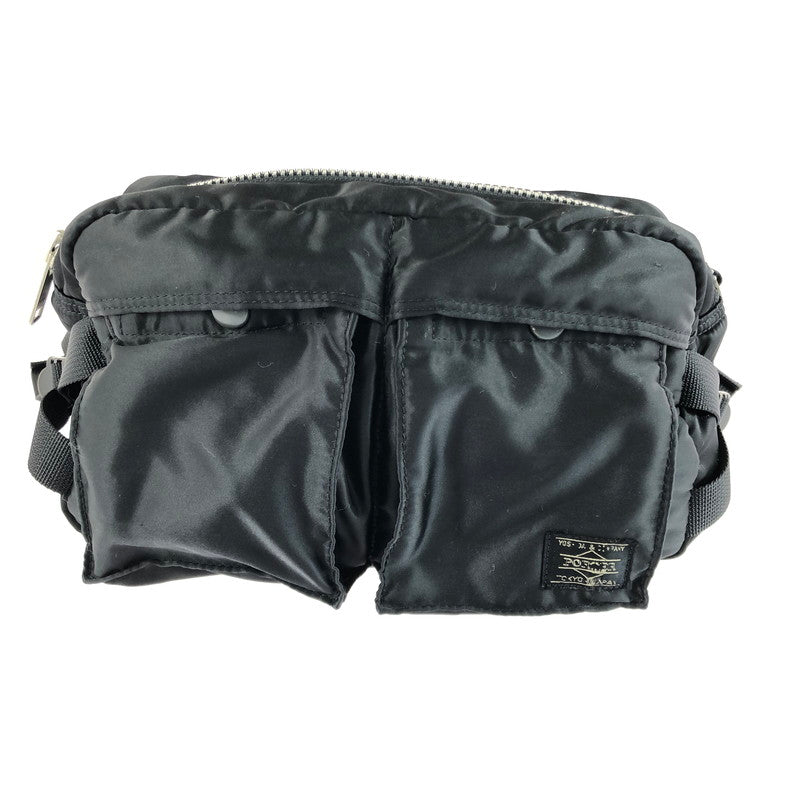 【中古品】【メンズ】 PORTER ポーター TANKER WAIST BAG タンカー ウエストバッグ カバン 188-250913-na-10-tag カラー：ブラック 万代Net店