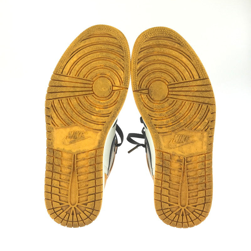 【中古品】【メンズ】 NIKE ナイキ AIR JORDAN 1 RETRO HIGH OG 555088-711 エア ジョーダン 1 レトロ ハイ オリジナル スニーカー 靴 160-250911-yy-01-tag サイズ：27cm/US9 カラー：TAXI/BLACK-SAIL 万代Net店