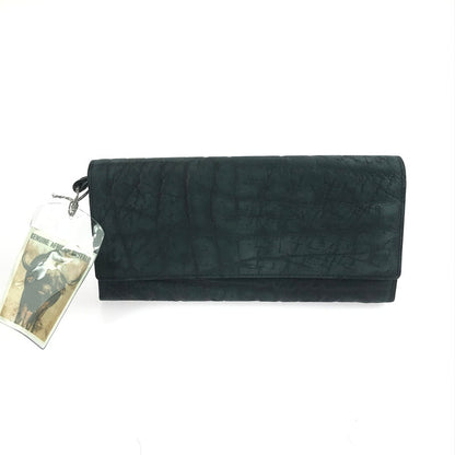 【中古品】【メンズ】 AFRICAN BUFFALO アフリカン バッファロー LEATHER WALLET レザー ウォレット 長財布 200-250920-na-05-tag カラー：ブルー 万代Net店