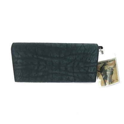 【中古品】【メンズ】 AFRICAN BUFFALO アフリカン バッファロー LEATHER WALLET レザー ウォレット 長財布 200-250920-na-05-tag カラー：ブルー 万代Net店
