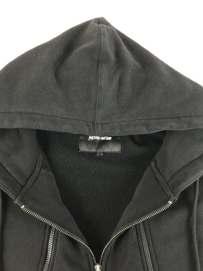 【中古品】【メンズ】 FACKING AWESOME ファッキンオーサム ZIPPERS HOODIE ジッパー フーディー パーカー 142-250915-na-04-tag サイズ：L カラー：ブラック 万代Net店