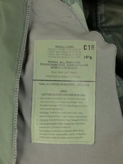 【中古品】【メンズ】 U.S.AIR FORCE アメリカ空軍 00's GORE-TEX DIGITAL CAMO LEVEL 6 PARKA 8415-01-547-3495 ゴアテックス デジタルカモ レベル6 パーカー アウター 146-250912-rt-11-tag サイズ：S カラー：グリーン 万代Net店