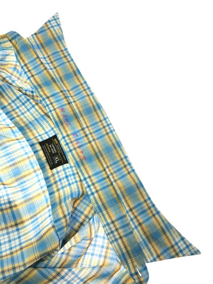 【中古品】【メンズ】 JC PENNY ジェーシー ペニー 70's S/S SHIRT 70年代 半袖シャツ トップス 146-260411-rt-21-tag カラー：ブルー系 万代Net店