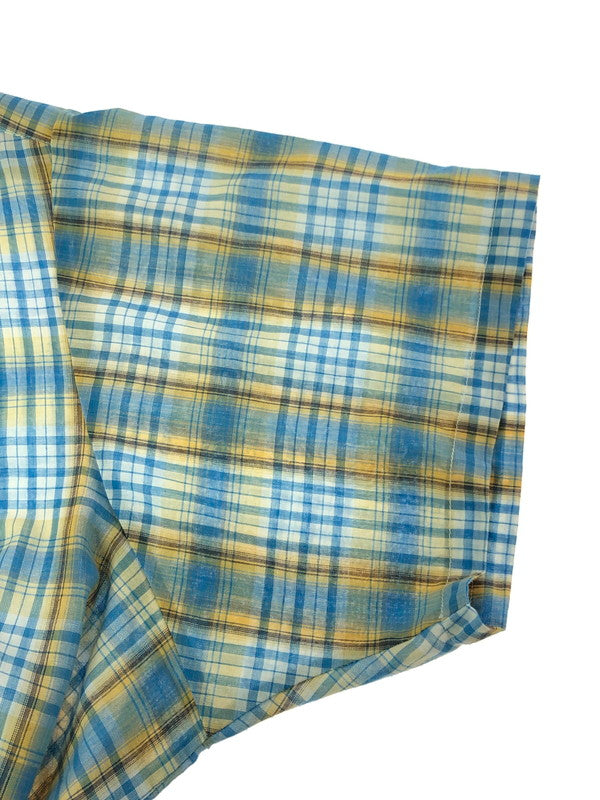 【中古品】【メンズ】 JC PENNY ジェーシー ペニー 70's S/S SHIRT 70年代 半袖シャツ トップス 146-260411-rt-21-tag カラー：ブルー系 万代Net店