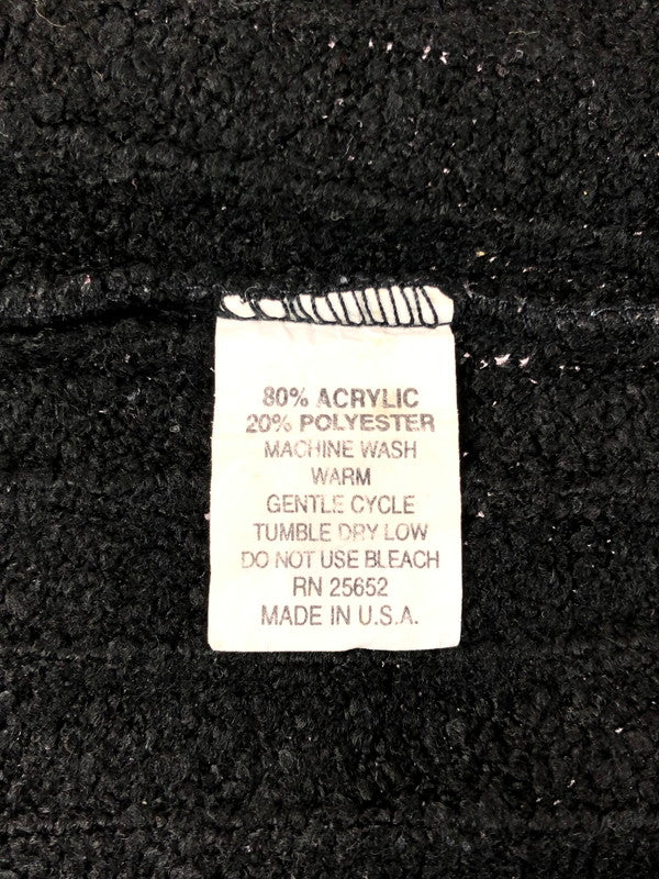 【中古品】【メンズ】 TAG SPORT 古着 BORDER ACRYLIC KNIT SWEATHER ボーダー アクリルニット セーター USA製 146-250912-hi-12-tag サイズ：XL カラー：ブラック 万代Net店