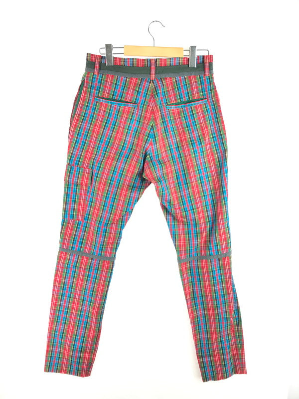 【中古品】【メンズ】 UNDERCOVER アンダーカバー UNDAKOVRIT COTTON CHECK CARGO PANTS コットン チェック柄 カーゴパンツ ボトムス 151-250914-rt-17-tag サイズ：L カラー：マルチカラー 万代Net店