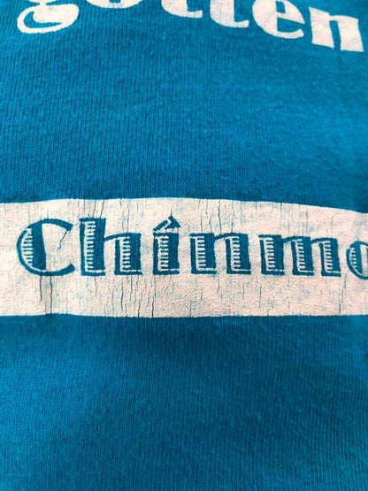 【中古品】【メンズ】 HANES ヘインズ 80's～90's SRI CHINMOY MARATHON RUNNER PRINT L/S TEE スリ・チンモイ マラソンランナープリント ロングスリーブ Tシャツ トップス 146-260505-rt-06-tag サイズ：M カラー：ブルー 万代Net店