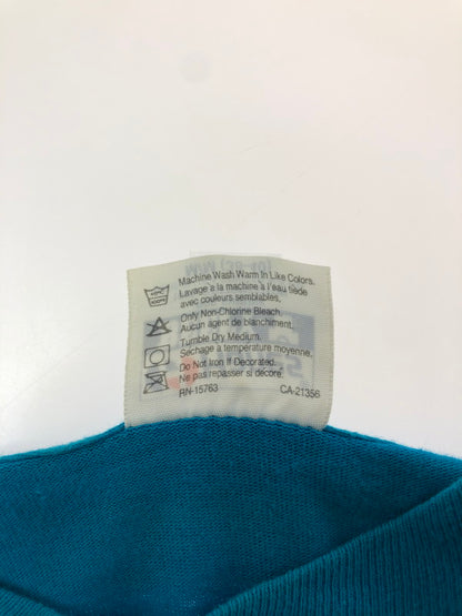 【中古品】【メンズ】 HANES ヘインズ 80's～90's SRI CHINMOY MARATHON RUNNER PRINT L/S TEE スリ・チンモイ マラソンランナープリント ロングスリーブ Tシャツ トップス 146-260505-rt-06-tag サイズ：M カラー：ブルー 万代Net店