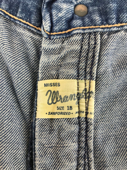 【中古品】【メンズ】 Wrangler ラングラー 60's CONMAR ZIP 11MWZ VITAGE TAPERED DENIM PANTS 60年代 コンマージップ 11MWZ テーパード デニムパンツ ジーンズ ボトムス ヴィンテージ 157-250914-rt-14-tag サイズ：ユースサイズ18 カラー：インディゴ 万代Net店
