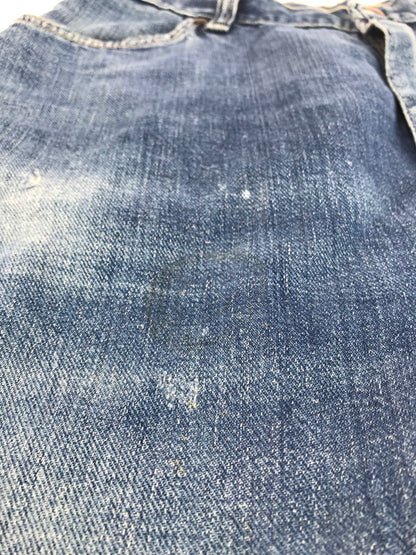 【中古品】【メンズ】 Wrangler ラングラー 60's CONMAR ZIP 11MWZ VITAGE TAPERED DENIM PANTS 60年代 コンマージップ 11MWZ テーパード デニムパンツ ジーンズ ボトムス ヴィンテージ 157-250914-rt-14-tag サイズ：ユースサイズ18 カラー：インディゴ 万代Net店