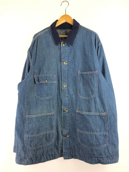 【現状渡し品】【メンズ】 SEARS シアーズ 70’S WORK'S LEISURE DENIM COVERALLS 70年代 デニム カバーオール アウター 146-250915-na-07-tag サイズ：XXL カラー：インディゴ 万代Net店