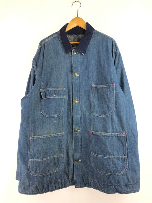 【現状渡し品】【メンズ】 SEARS シアーズ 70’S WORK'S LEISURE DENIM COVERALLS 70年代 デニム カバーオール アウター 146-250915-na-07-tag サイズ：XXL カラー：インディゴ 万代Net店