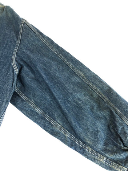 【現状渡し品】【メンズ】 SEARS シアーズ 70’S WORK'S LEISURE DENIM COVERALLS 70年代 デニム カバーオール アウター 146-250915-na-07-tag サイズ：XXL カラー：インディゴ 万代Net店