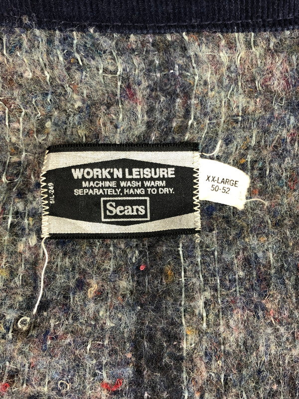 【現状渡し品】【メンズ】 SEARS シアーズ 70’S WORK'S LEISURE DENIM COVERALLS 70年代 デニム カバーオール アウター 146-250915-na-07-tag サイズ：XXL カラー：インディゴ 万代Net店